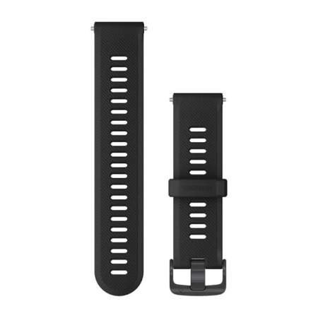 Garmin Ремешок сменный черный с серой застежкой (силикон) 010-11251-2R от прозводителя Garmin