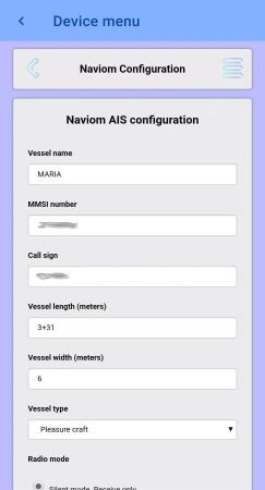 Naviom AIS класса B KR-12629 от прозводителя NAVIOM