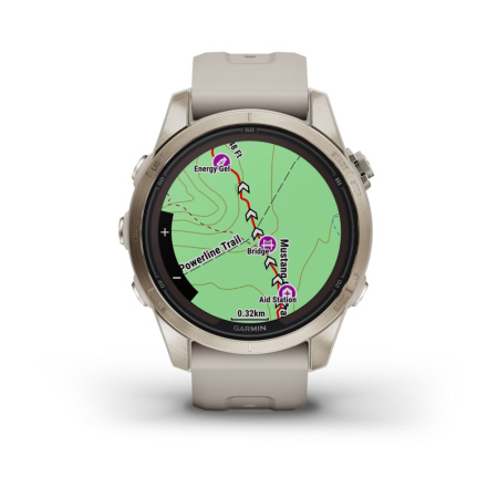 Garmin Fenix 7s Pro Sapphire Solar золотистый корпус со светло-песочным ремешком 010-02776-15 от прозводителя Garmin