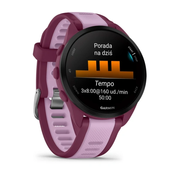 Forerunner 165 Music Berry/Lilac 010-02863-33 010-02863-33 от прозводителя Garmin