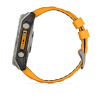 Garmin Fenix 8 - 51 мм AMOLED | Titanium with Spark orange/graphite silicone band