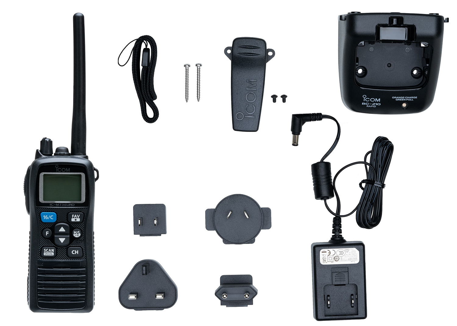 ICOM IC-M73 EURO PLUS Handheld Marine Radio