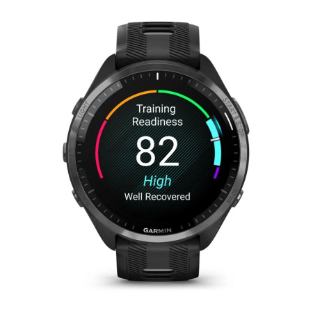 Garmin Forerunner 965 черные, темно-серый DLC титановый безель, с черным ремешком 010-02809-80 от прозводителя Garmin