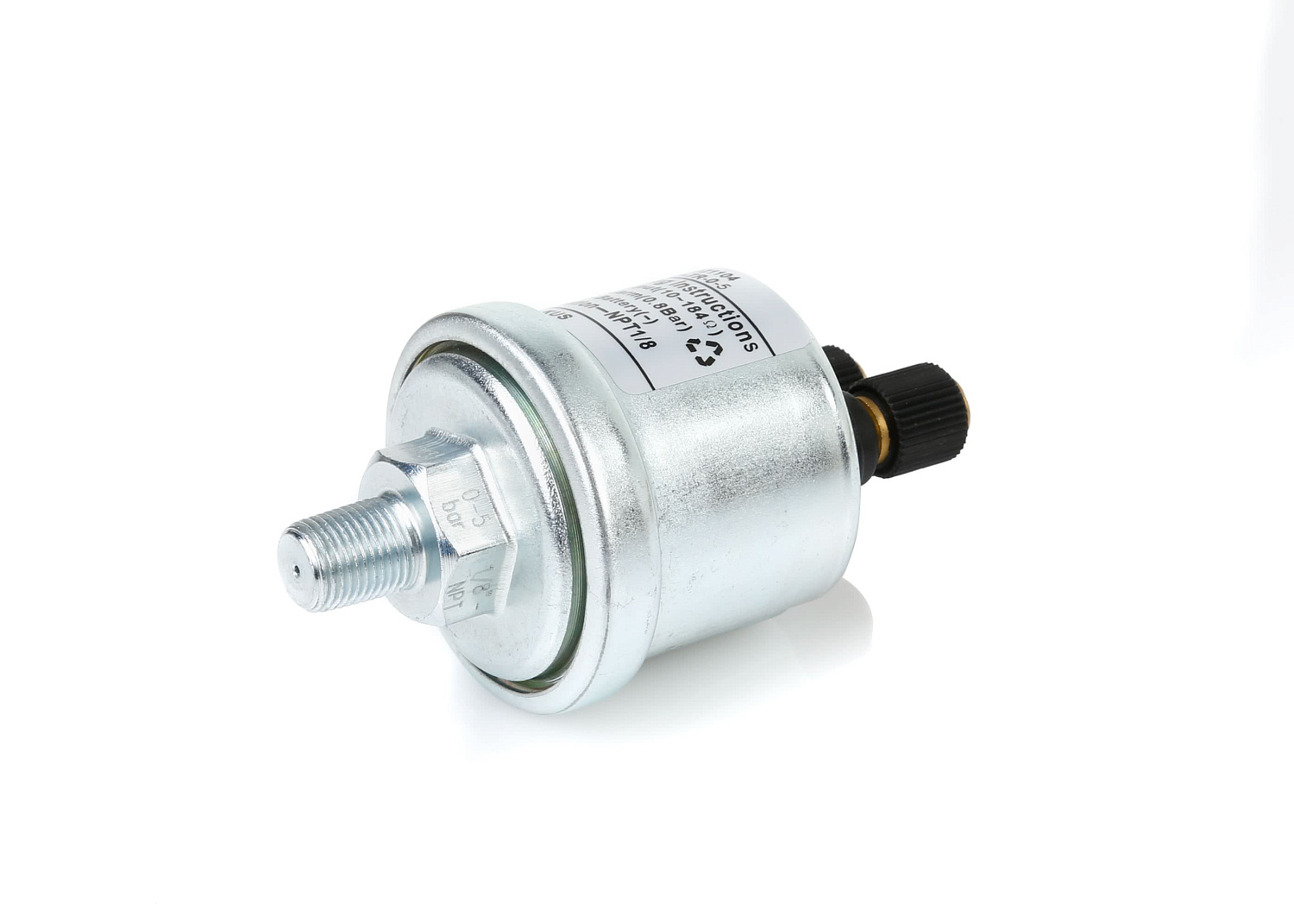 KUS Oil Pressure Sensor 0-5 bar / 10-184 ohm; with alarm