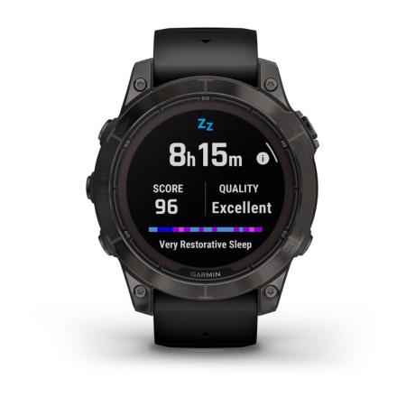 Garmin Fenix 7 Pro Sapphire Solar титановый угольно-серый DLC с черным ремешком 010-02777-11 от прозводителя Garmin
