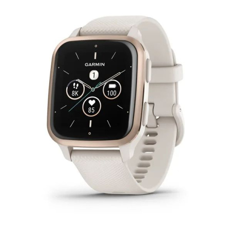 Garmin Venu Sq 2 Music Edition цвет слоновой кости с персиково-золотым алюминиевым безелем 010-02700-11 от прозводителя Garmin