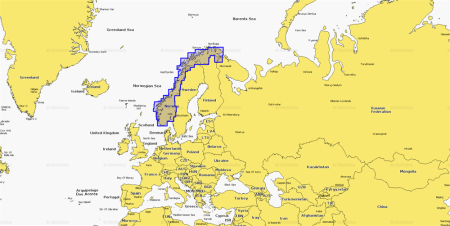 Карты Navionics Small 5G366S NORWAY LAKES INCLUDING BYRKNES TO ROALD 5G366S от прозводителя Navionics