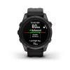 Garmin epix Pro (Gen 2) Sapphire Edition 42 мм, титановый, угольно-серый, DLC, черный ремешок 010-02802-15 от прозводителя Garmin