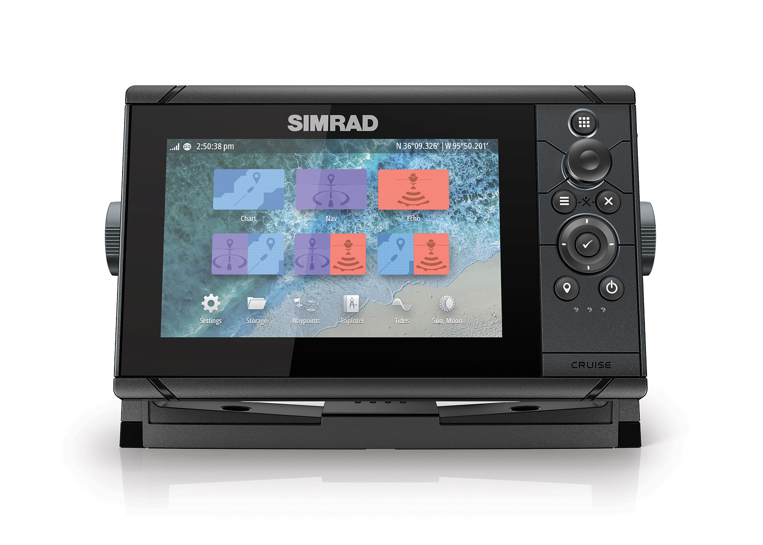 SIMRAD Cruise 7 / buttons / with 83/200 kHz Transom Transducer 000-14999-001 от прозводителя SIMRAD