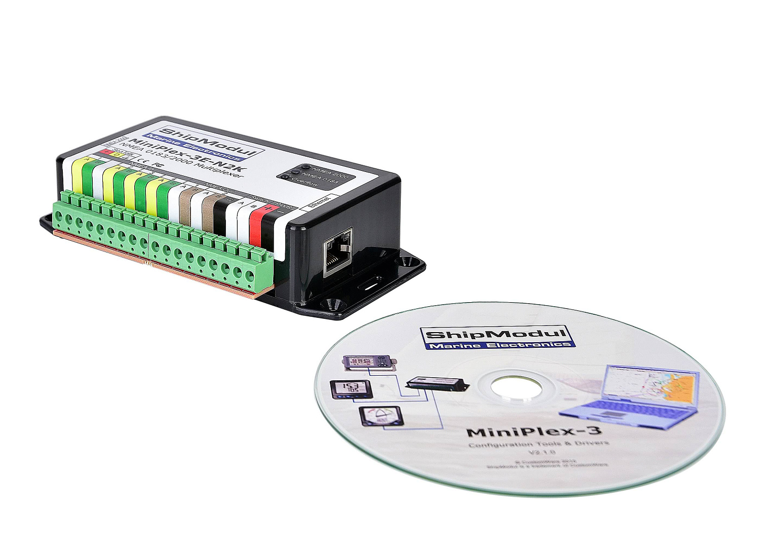 NMEA0183 Multiplexer with Ethernet and NMEA2000 MiniPlex-3E-N2K
View Ratings (2)