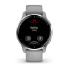 Garmin Venu 2 Plus серые с серебристым безелем и силиконовым ремешком 010-02496-10 от прозводителя Garmin