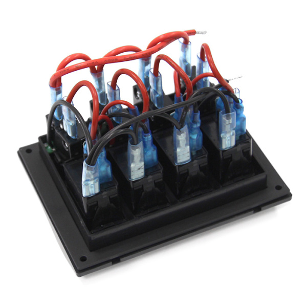 Панель переключателей 4 клавиши с автоматическими выключателями NEKEKE, серия S, со съемной панелью BP4S/P от прозводителя NEKEKE