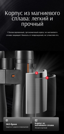 Бинокль Eyeskey Wave ED-10x50 EyeS-B138 от прозводителя Eyeskey