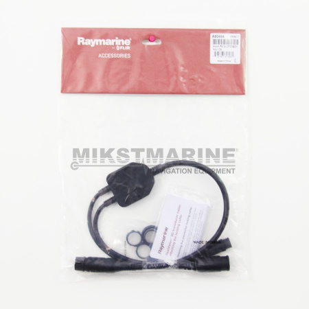Raymarine Y-Cable (25 pin to 9 & 8 pin) to attach a DownVision (CPT-1xx) Transducer & an Airmar (CP370 style connector) transducer to AXIOM RV A80494 от прозводителя Raymarine