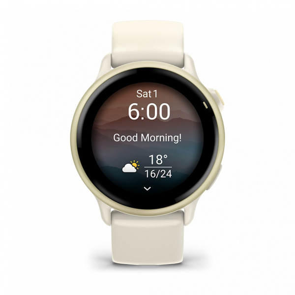 Garmin Vivoactive 6 | Lunar Gold with Bone Band