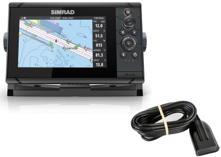 SIMRAD Cruise 7 / buttons / with 83/200 kHz Transom Transducer 000-14999-001 от прозводителя SIMRAD