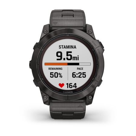 Garmin fenix 7X Pro Sapphire Solar Edition Титановый угольно-серый корпус с DLC-покрытием и титановым браслетом 010-02778-30 от прозводителя Garmin