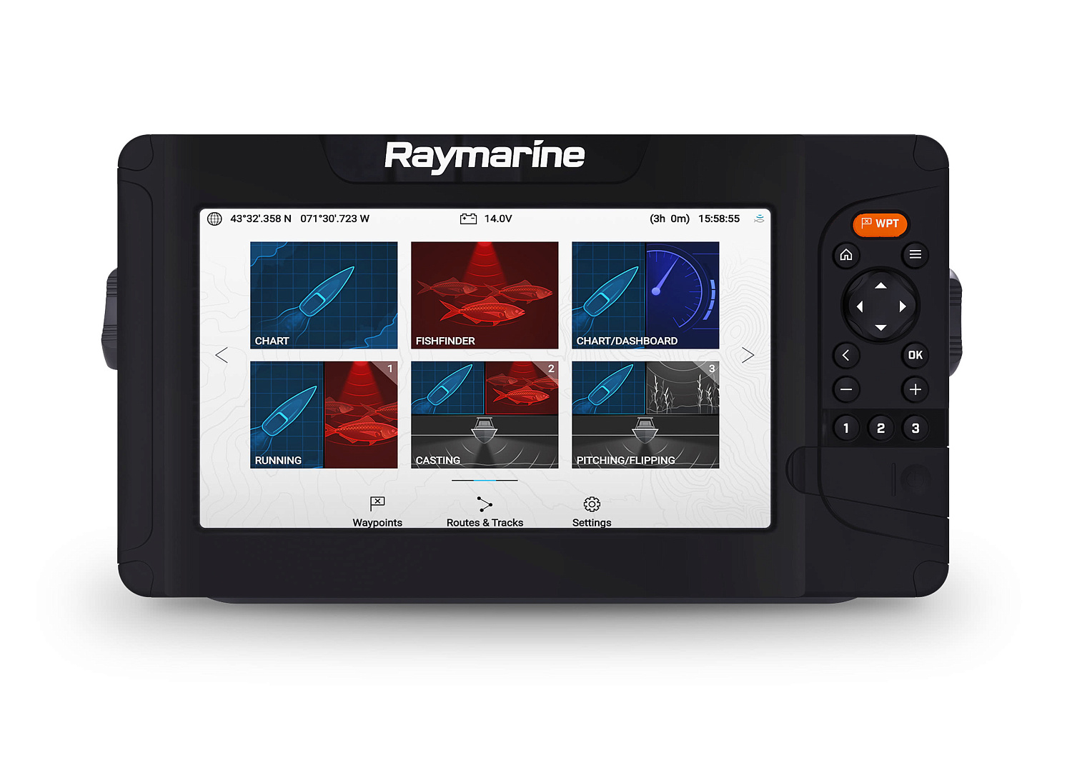 RAYMARINE Element 9 HV / buttons / with Hypervision sonar and HV-100 transducer E70645-05 от прозводителя Raymarine