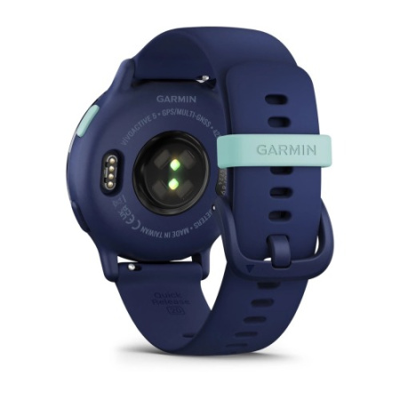 Garmin Vivoactive 5 синие с металлически-синим безелем и силиконовым ремешком 010-02862-12 от прозводителя Garmin
