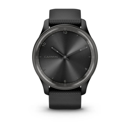 Garmin vivomove Trend с безелем серого цвета с черным корпусом и силиконовым ремешком 010-02665-00 от прозводителя Garmin