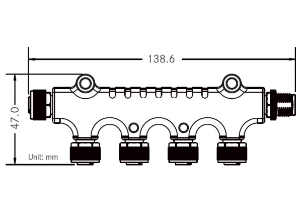 NMEA2000 NMEA2000 4-way Splitter / Micro-C 61040 от прозводителя N/a