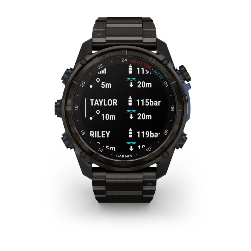Garmin Descent Mk3i - 51 мм | Carbon grey DLC titanium band