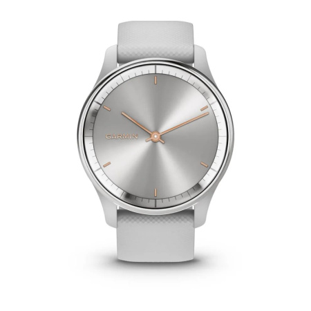Garmin vivomove Trend с серебристым безелем, серым корпусом и силиконовым ремешком 010-02665-03 от прозводителя Garmin