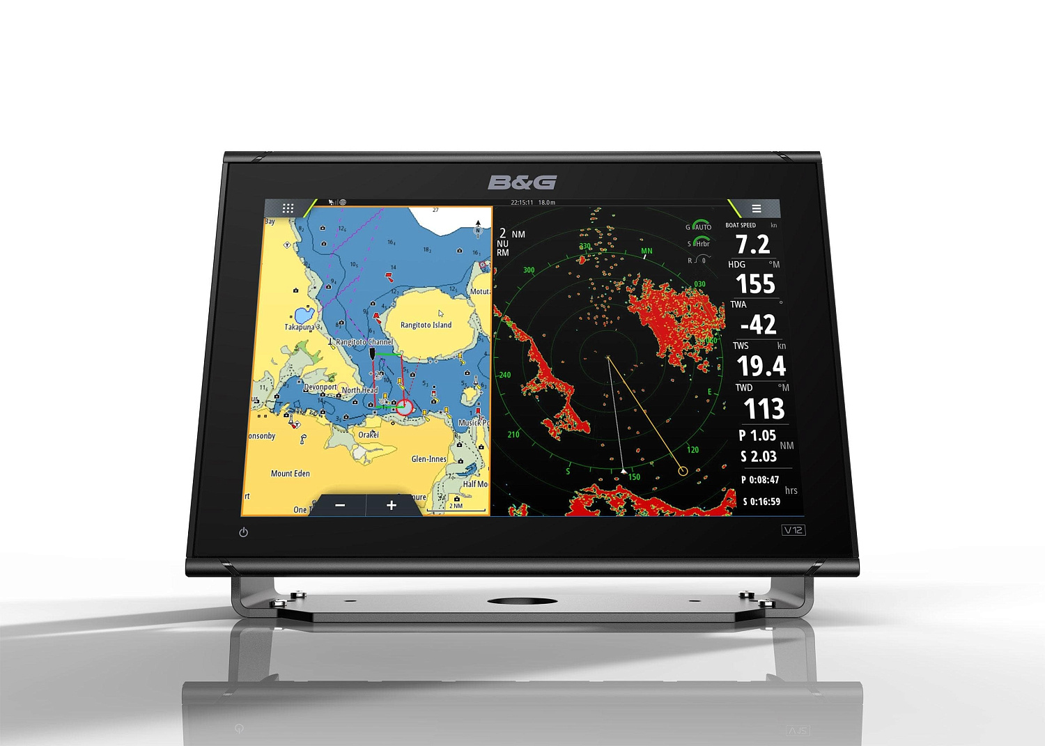 B&G Vulcan 12R plus HALO20+ Doppler Radar