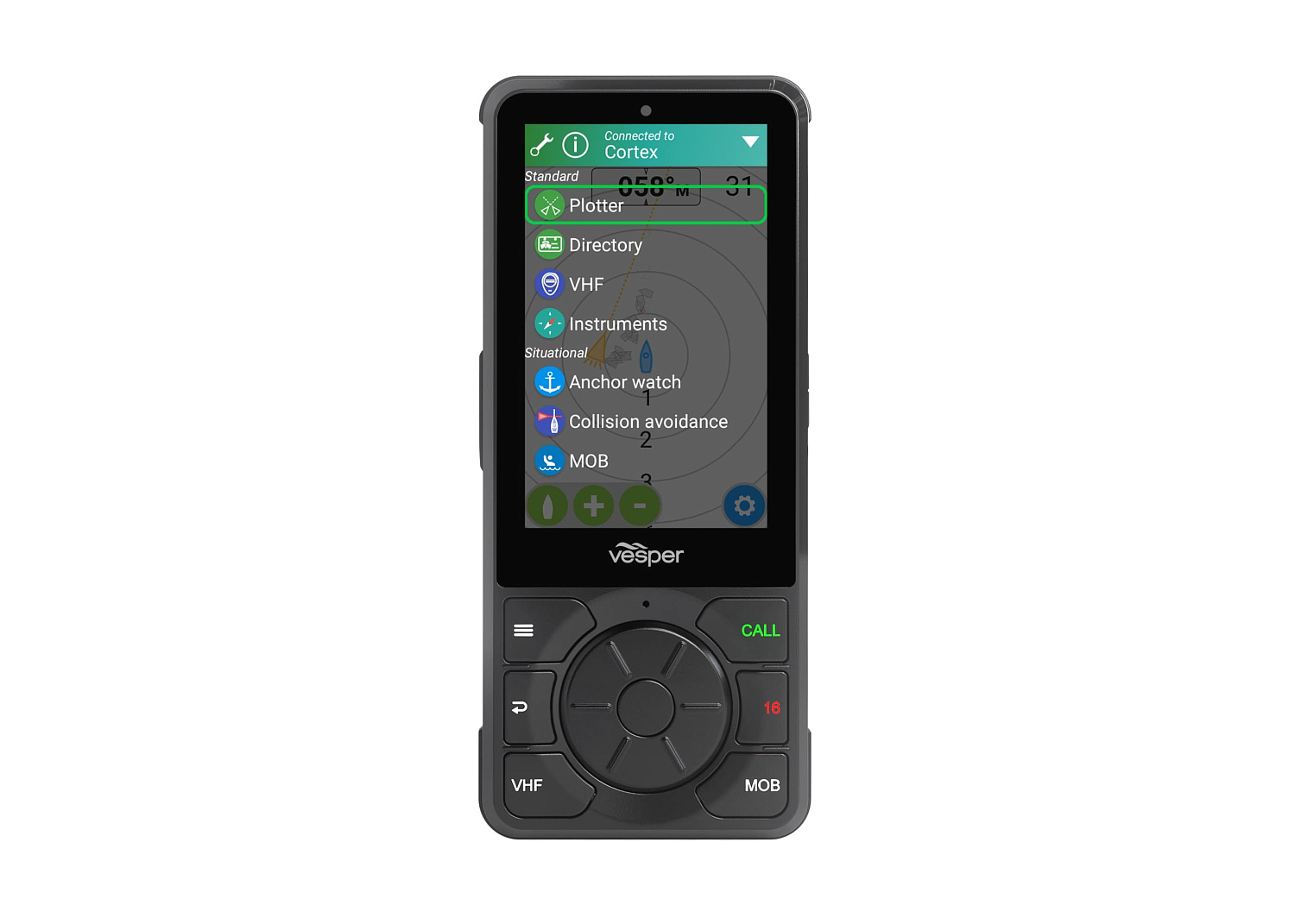 VESPER H1P Portable Handset for CORTEX V1
