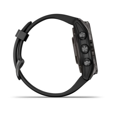 Garmin epix Pro (Gen 2) Sapphire Edition 42 мм, титановый, угольно-серый, DLC, черный ремешок 010-02802-15 от прозводителя Garmin