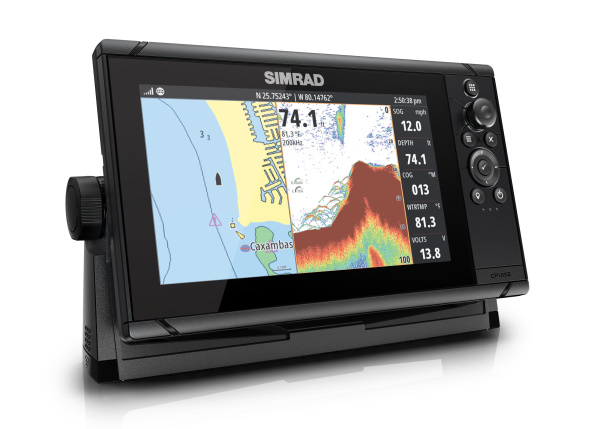 SIMRAD Cruise 9 с датчиком 83/200 kHz на транец 000-15000-001 от прозводителя SIMRAD