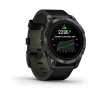 Garmin Epix Pro (Gen 2) - 47 мм SAPPHIRE | Carbon Grey DLC Titanium with Black Leather Band