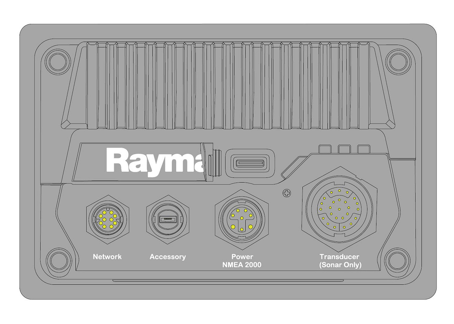 RAYMARINE AXIOM+ 9 с integrated RealVision 3D Sonar с датчиком RV-100