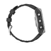 Garmin Fenix E - 47 мм AMOLED | Stainless steel with Black silicone band