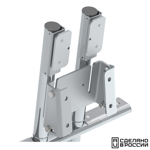 Трап дайверский телескопический быстросъемный, 3 белых ступени (ширина 450мм.) 040185WT от прозводителя Техномарин