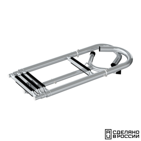 Трап телескопический носовой, 4 черных ступени (ширина 260 мм.) 040107BT от прозводителя Техномарин