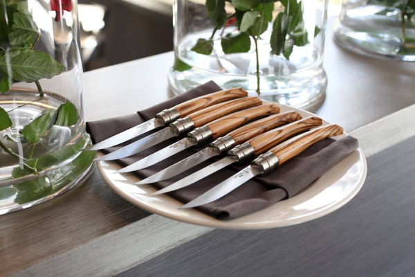 Набор столовых ножей Opinel VRI Olive Wood из 4-х штук 0018305 от прозводителя Opinel