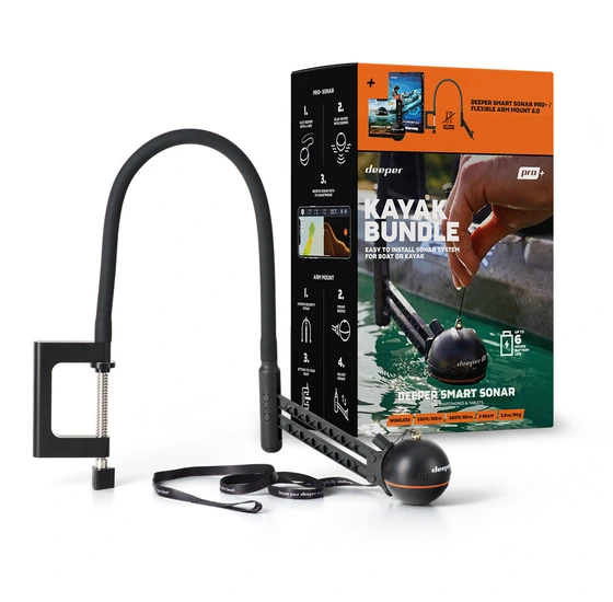 Эхолот Deeper Smart Sonar Pro+ and Kayak Bundle DP1H10S14 от прозводителя Deeper Эхолот Deeper Smart Sonar Pro+ and Kayak Bundle DP1H10S14 от прозводителя Deeper